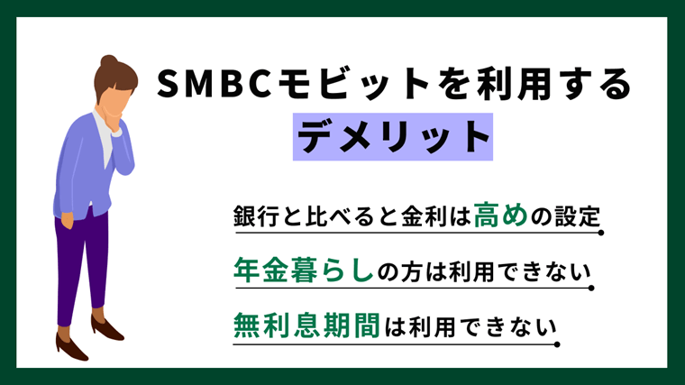 SMBCモビット　デメリット