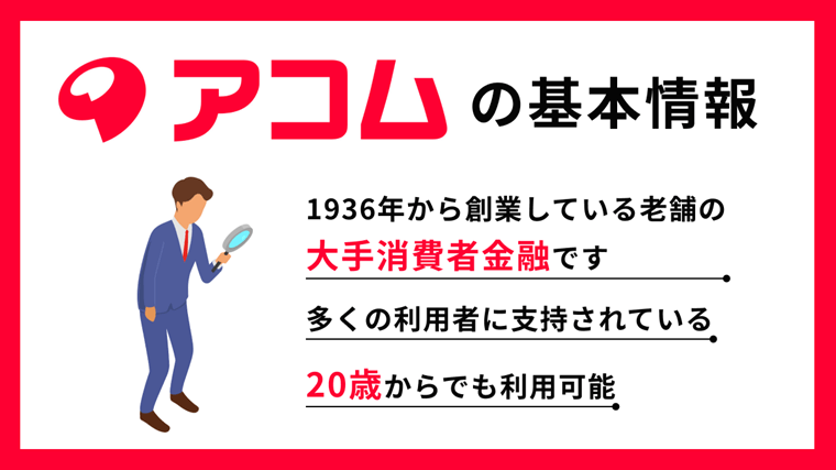 アコムの基本情報