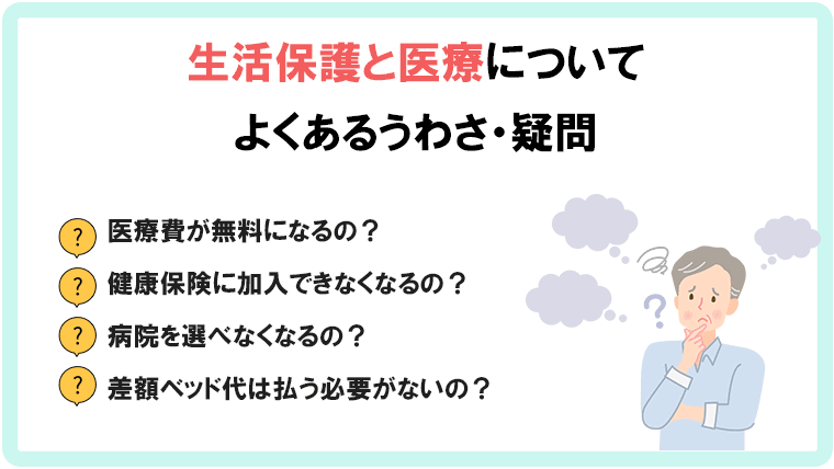 生活保護と医療に関するうわさ