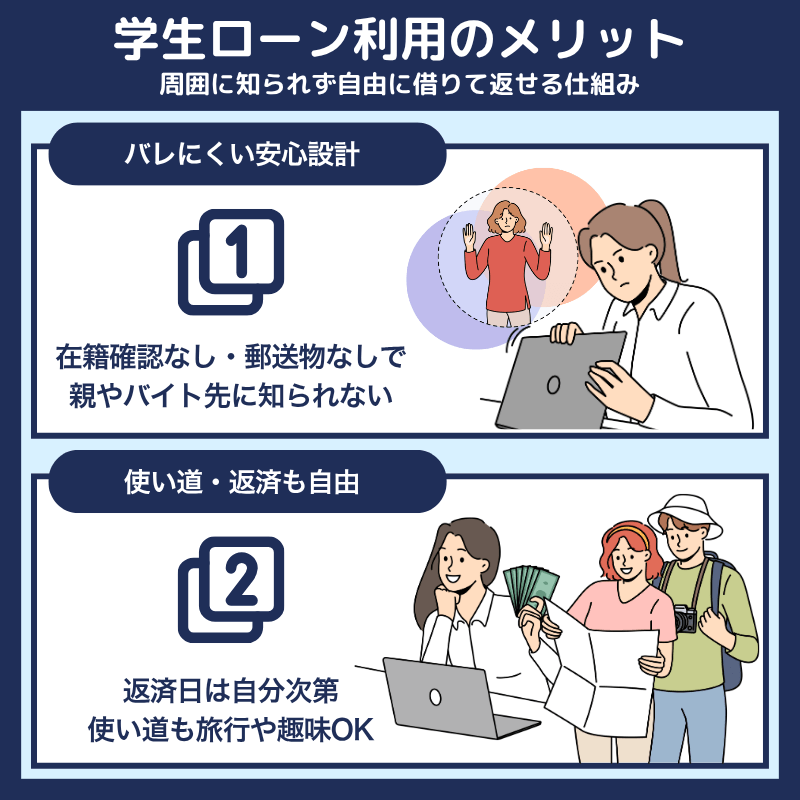 学生ローン利用のメリット