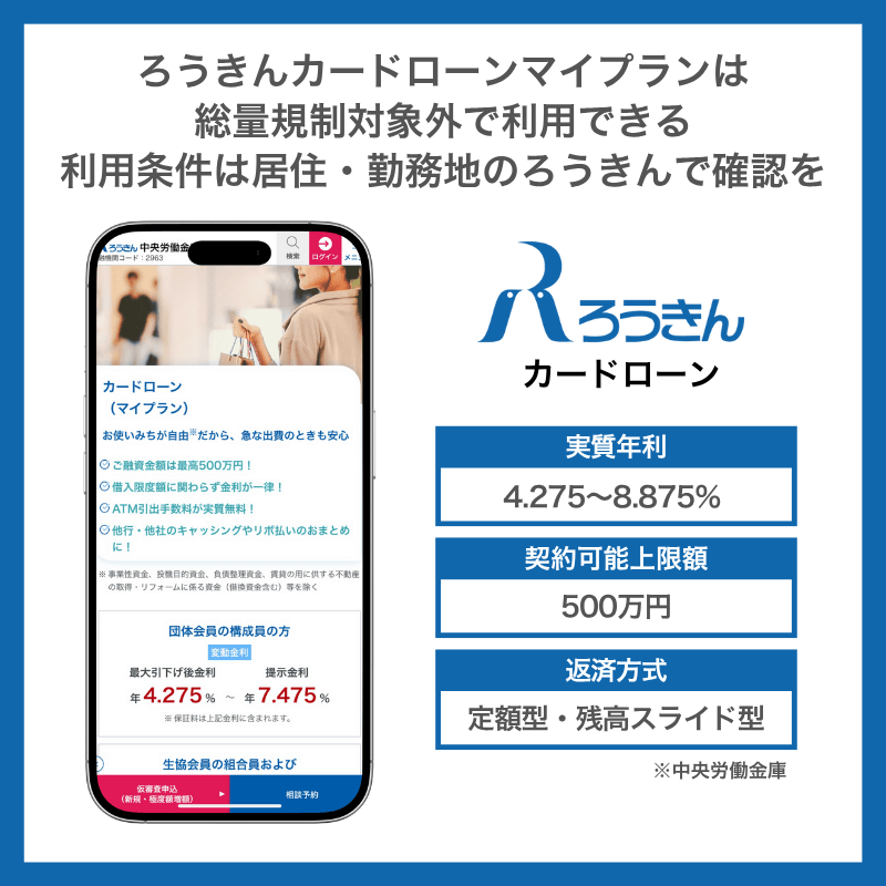 ろうきん カードローン