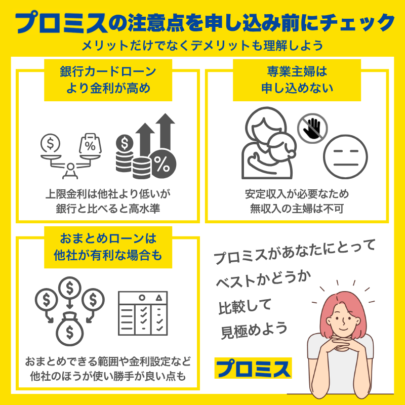 プロミスデメリット