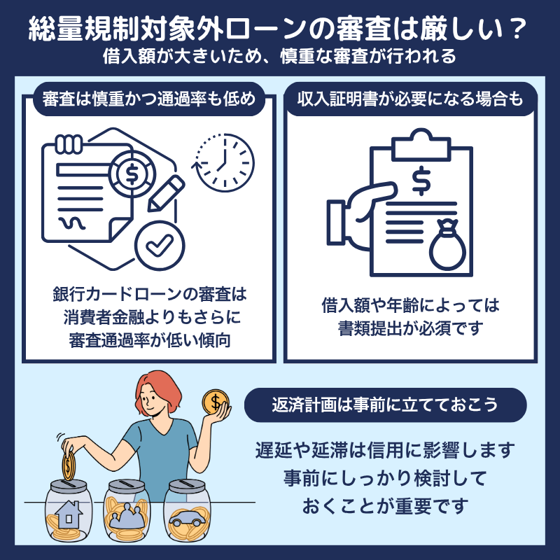 総量規制対象外ローンの審査